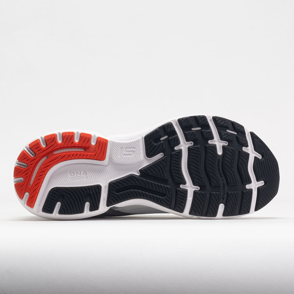 Brooks Ghost 15 Men's  White/Black/Flame