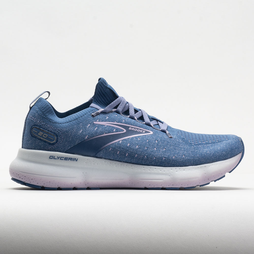 Brooks Glycerin StealthFit 20 Women's  Blue/Pastel Lilac/White