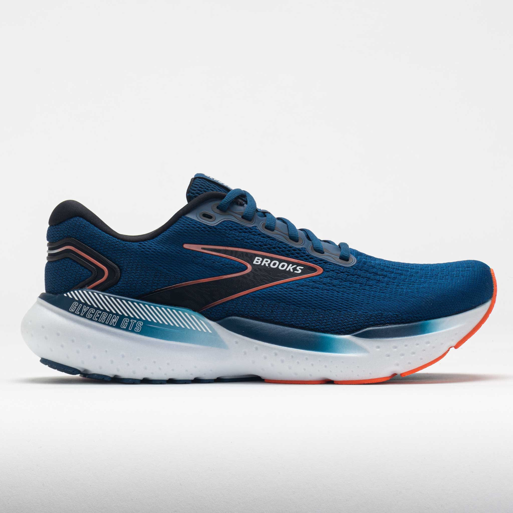 Brooks Glycerin GTS 21 Men's  Blue Opal/Black/Nasturtium