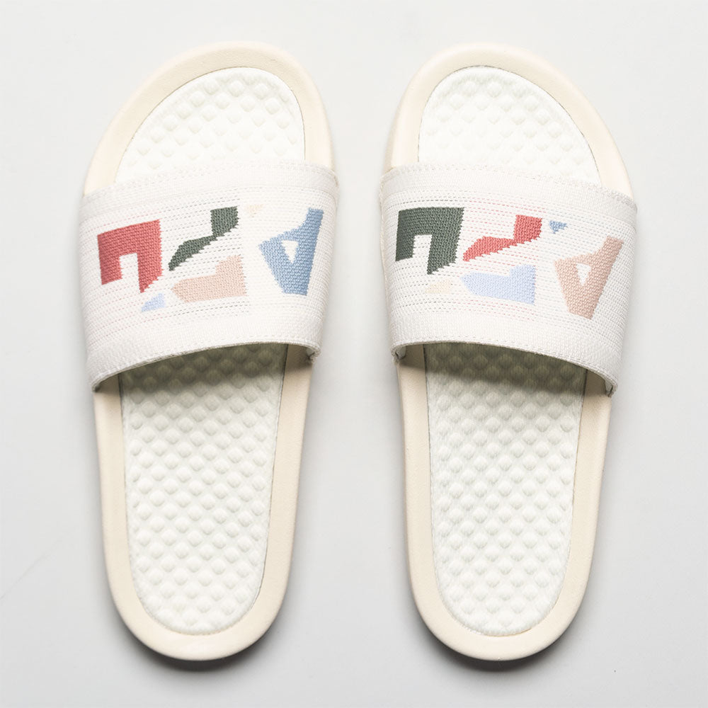 APL Big Logo Slide Women's  Pristine/Pastel