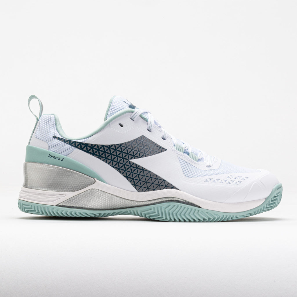 Diadora Blushield Torneo 2 Clay Women's  White/Legion Blue/Surf Spray