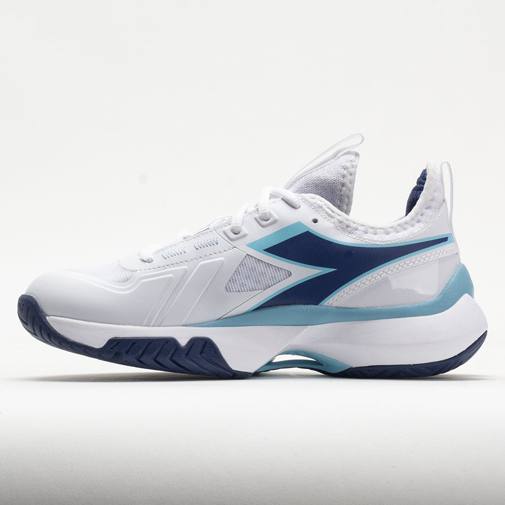Diadora Finale AG Women's  White/Blue Print