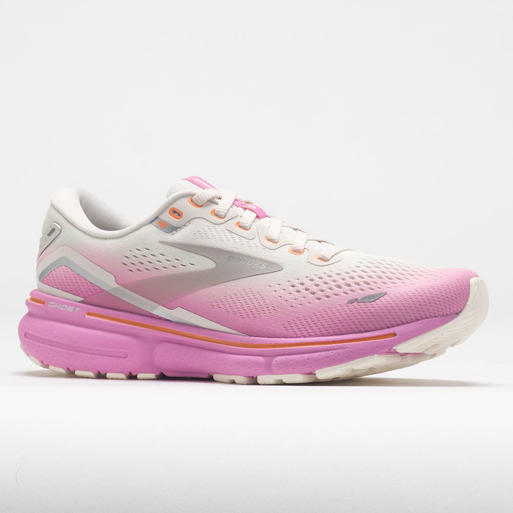 Brooks Ghost 15 Women's  Grey/Coconut/Fuchsia
